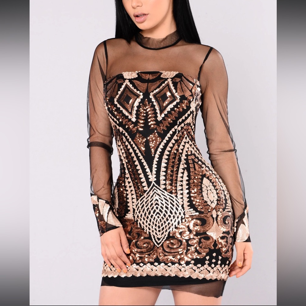 Fashion nova -sequins dress